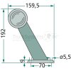 HELLA Umrissleuchte passend für DAF 1358193 - 2XS 955 232-001 - 2XS955232001