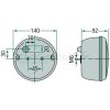 HELLA Rückfahrleuchte passend für MAN 81251036012 - 2ZR 001 423-001 - 2ZR001423001