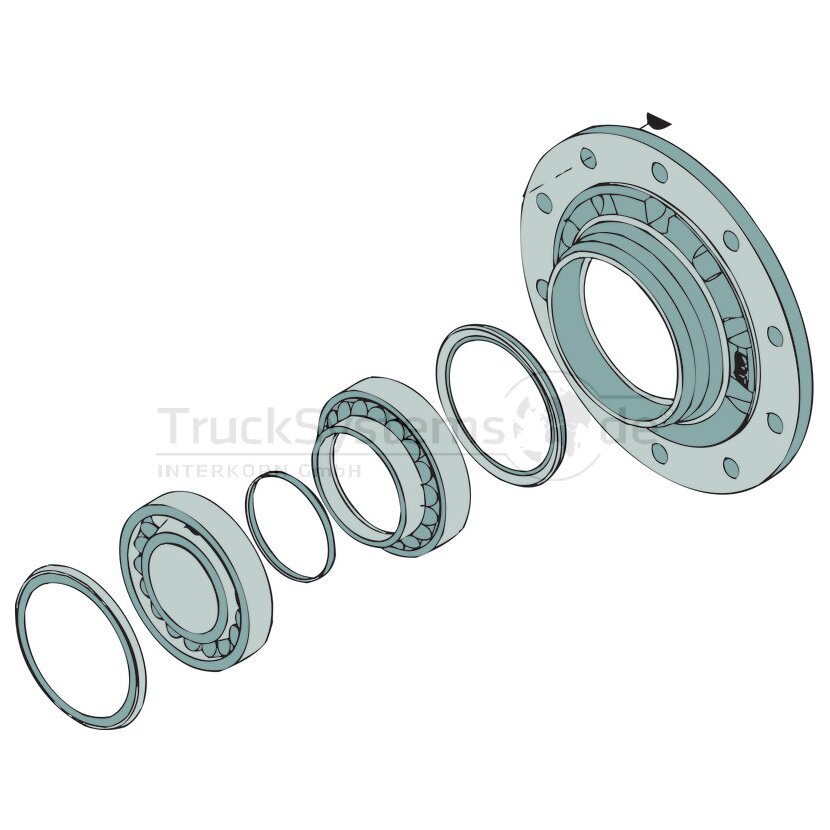 SAF Reparatursatz Lager 420er Bremse  - 3434301200