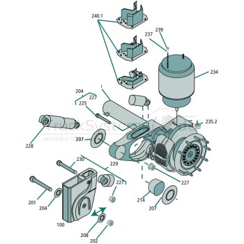 SAF Reparatursatz Federlagerung  - 3434366100