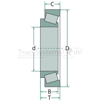 FAG Radlager Kegelrollenlager 47x20x15 25  - 30204A