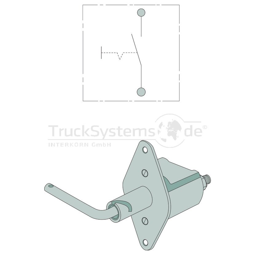 BOSCH Hauptschalter, Batterie 0 341 002 003 - 0341002003 für 0122443