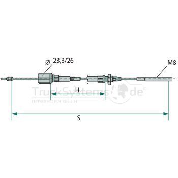 Bremsseil für Radbremse - 3624K
