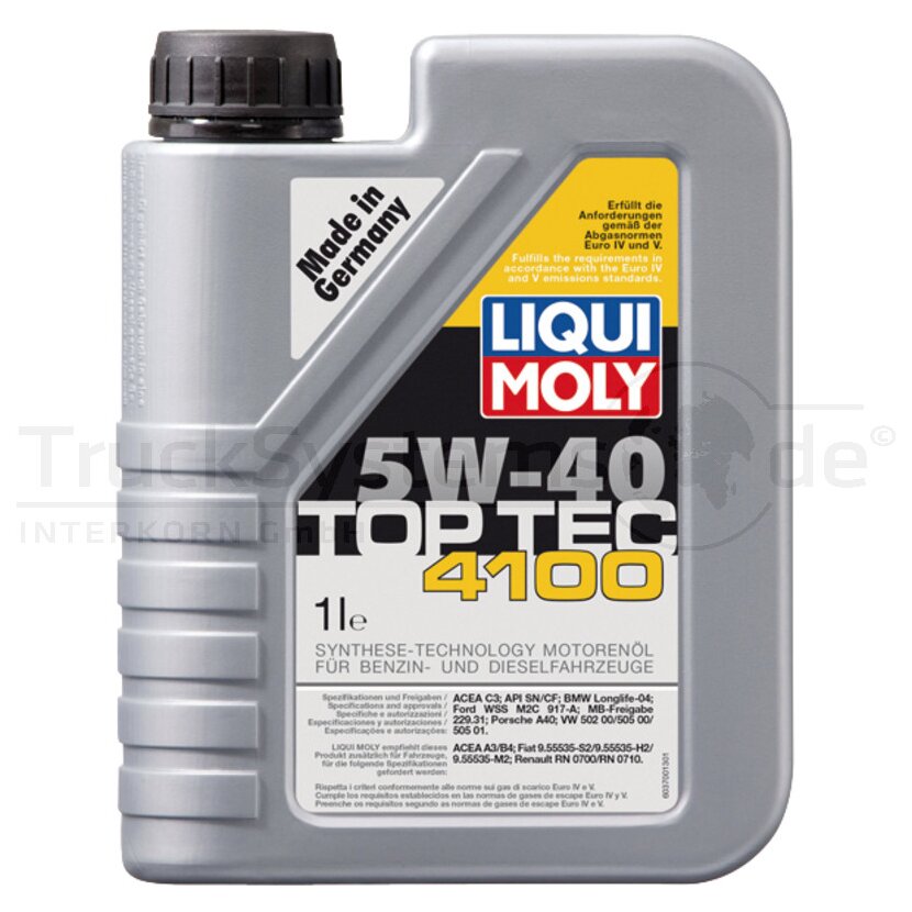 LIQUI MOLY Top Tec 4100 5 W-40 1l Kanister   - 3700