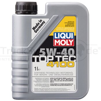 LIQUI MOLY Top Tec 4100 5 W-40 5l Kanister   - 3701