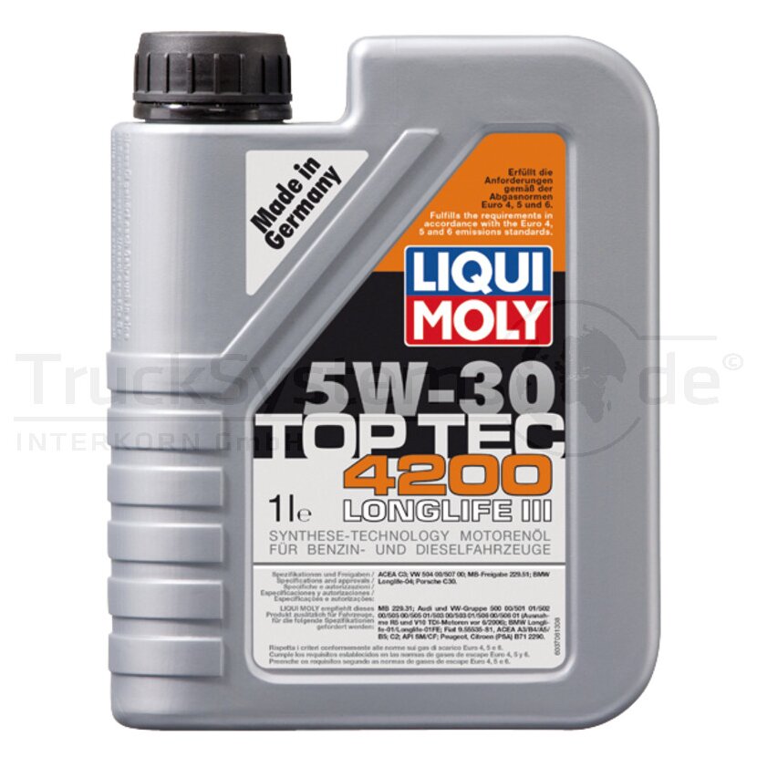 LIQUI MOLY Top Tec 4200 5 W-30 5l Kanister   - 3707