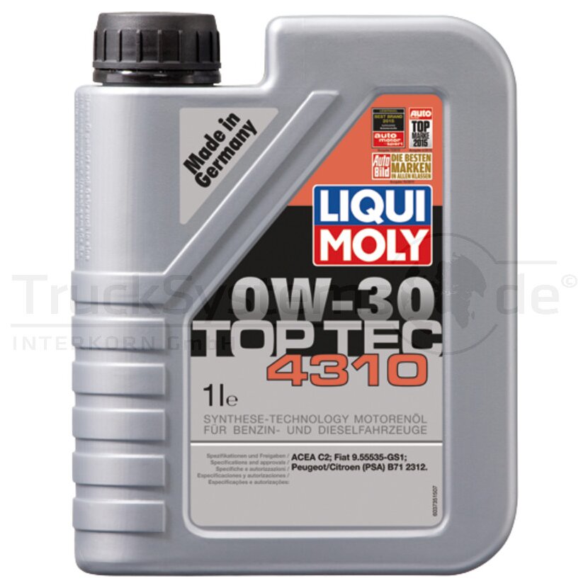 LIQUI MOLY Top Tec 4310 0W-30 1L Kanister  - 3735