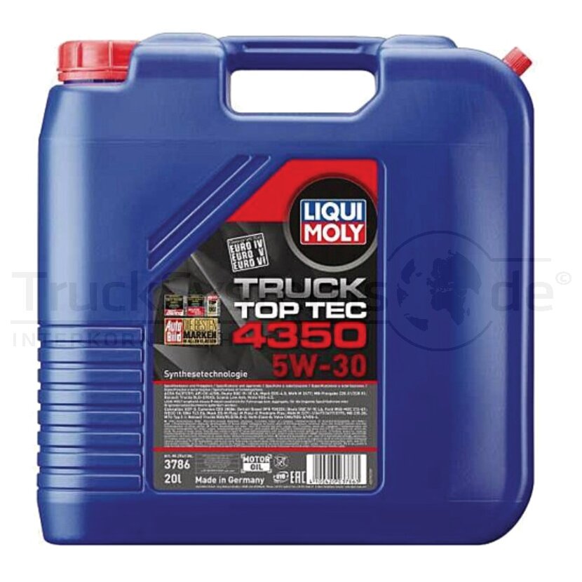 LIQUI MOLY Motoröl Top Tec Truck 4350 5W-30 20l  - 3786
