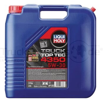 LIQUI MOLY Motoröl Top Tec Truck 4350 5W-30 20l  - 3786
