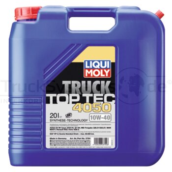 LIQUI MOLY TOP TEC Truck 4050 Motoröl 20l  - 3794
