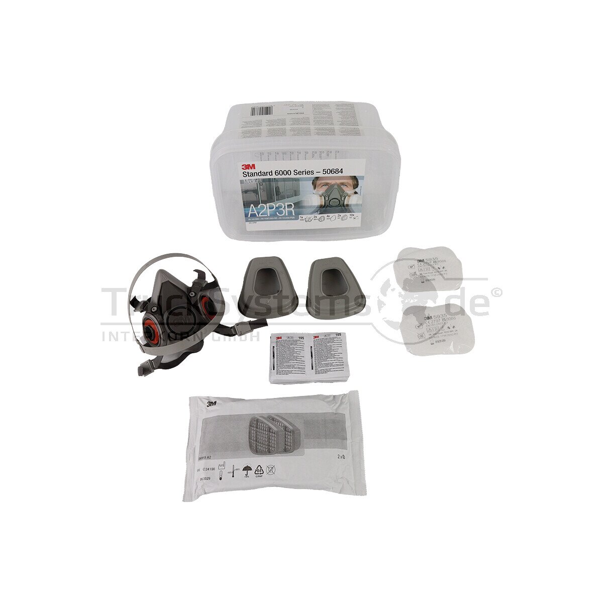 3M Lackiermasken-Starterset 6000 Gr. M - 2176684