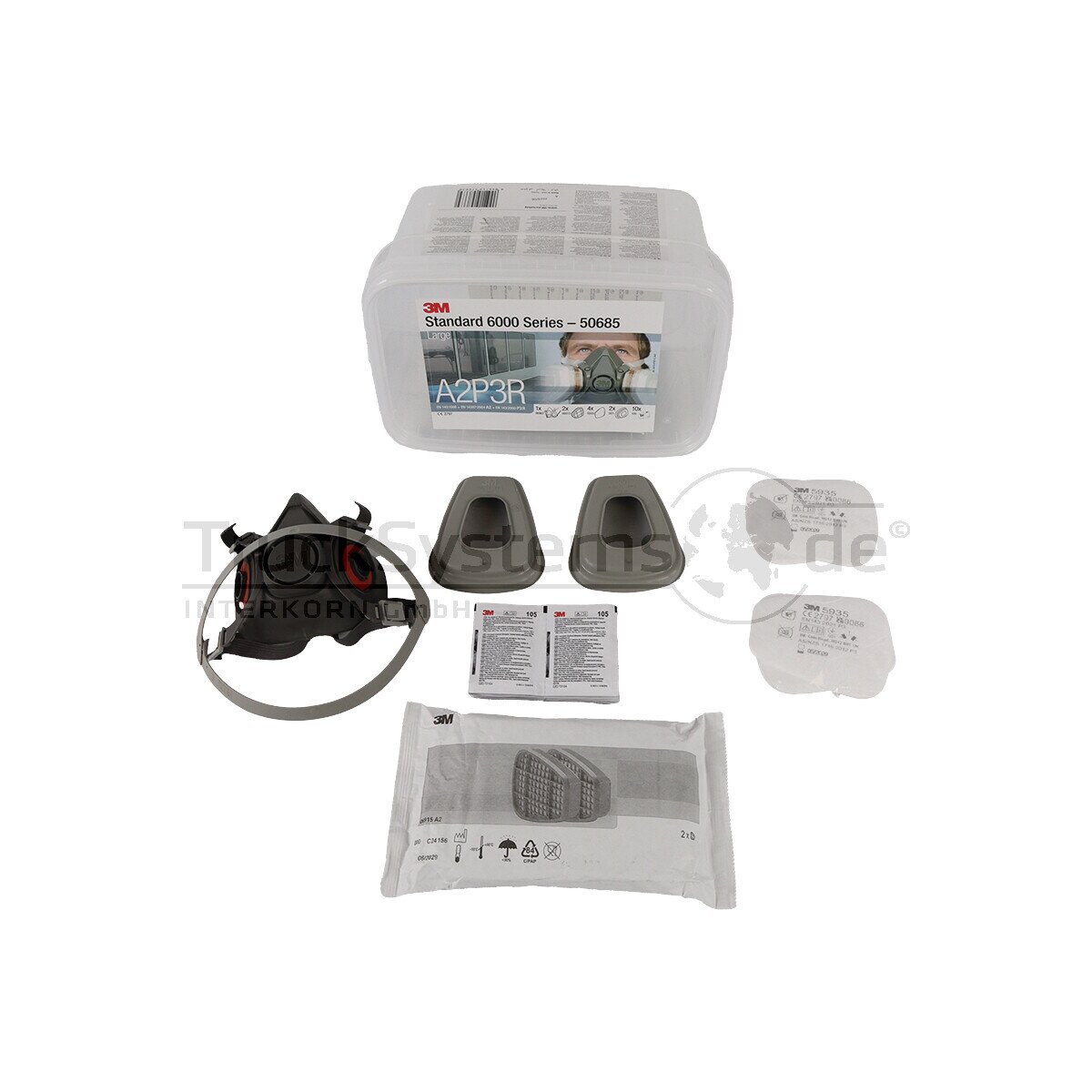 3M Lackiermasken-Starterset 6000 Gr. L - 2176685