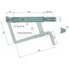 Standbremse schwenkbar mit Seilrolle 80mm - 120225510