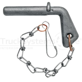 Steckbolzen 20X80mm mit Kette  - 03063 A - 4059139266821...