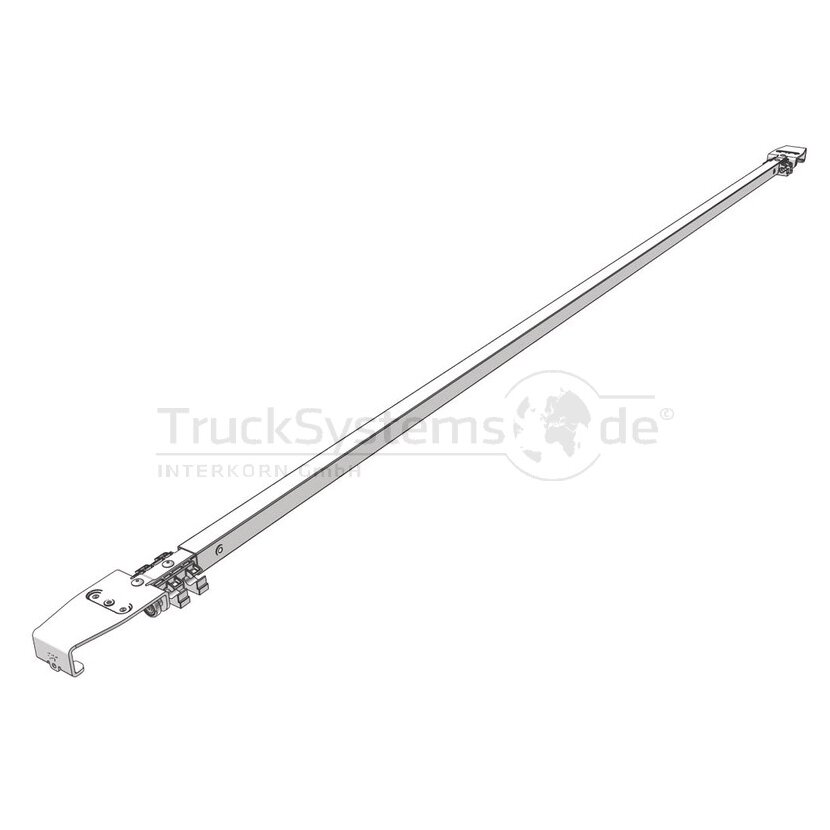 EDSCHA Spriegel 2153mm mit Rollenwagen  - 40 3807 7330 - 4038077330