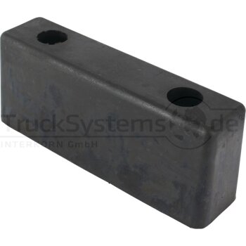 Rammpuffer 200X52X80mm 2 Loch Durchmesser10mm  - KPC-8857...