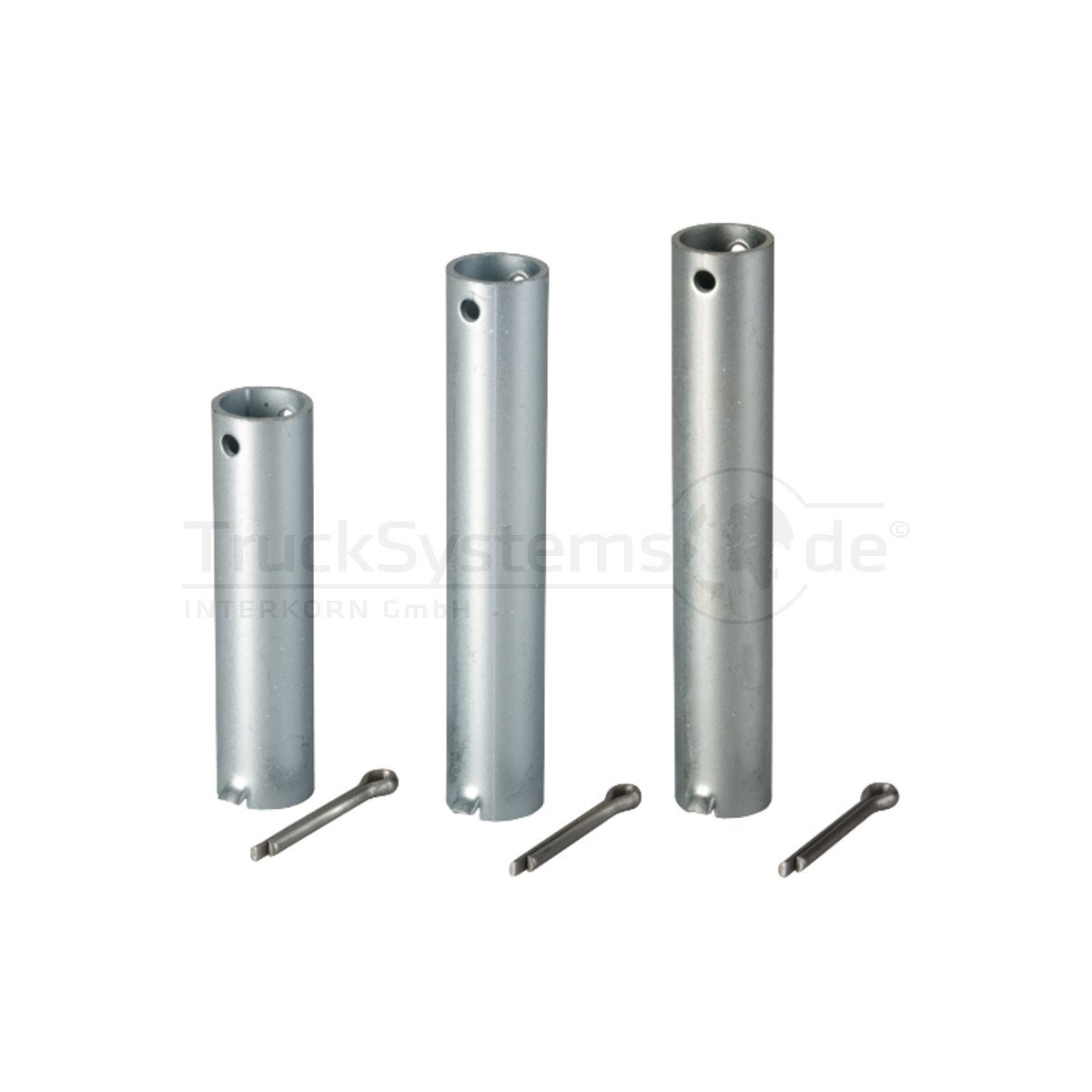 AL-KO Achsrohr mit Splint, passend für Stützräder mit Durchmesser 20 mm - 1861632