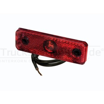 PROPLAST LED Schlußleuchte 24V Kabel 0 5m rot  -...