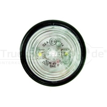 PROPLAST LED-Positionsleuchte weiß Rund 9-36V  -...