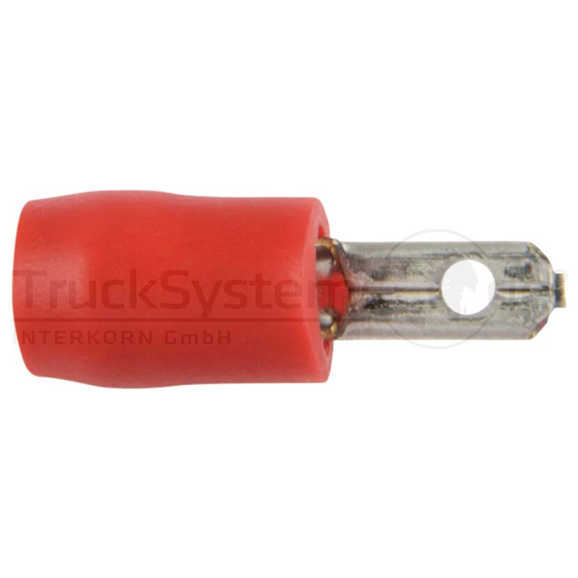 Flachstecker 0 5 - 1 0 mm² isoliert rot  - MDD1-110(8) - 4251116614643 - MDD1110(8)