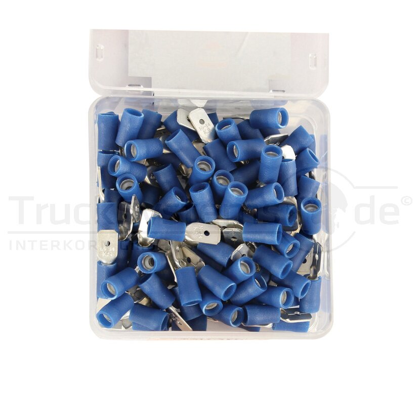 Flachstecker blau 1 5 2 5 mm²  - MDD2-250 - 50252521 - MDD2250