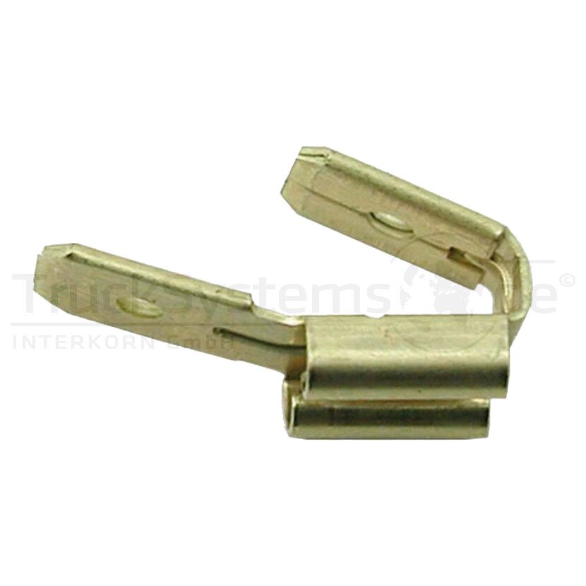 Steckerverteiler 2-fach Messing blank  - TWALR - 50251226