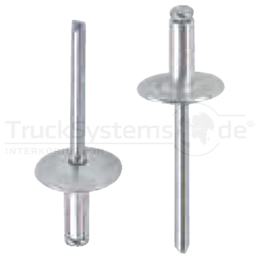 Blindniet Alu/ Stahl F 4 8 x 24 VPE250  - R103348241 - 4251116611963