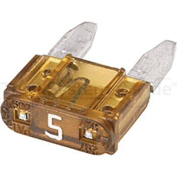 Flachstecksicherung MINI Blade 5A VE:10  - FMINI-5A-TAN -...