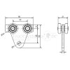 Rollwagen doppelt EX84  - 9712WRS - 3660720031530