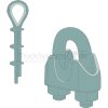 Sicherheits-Drahtseilklemme  - 22000650 - 4251063405431