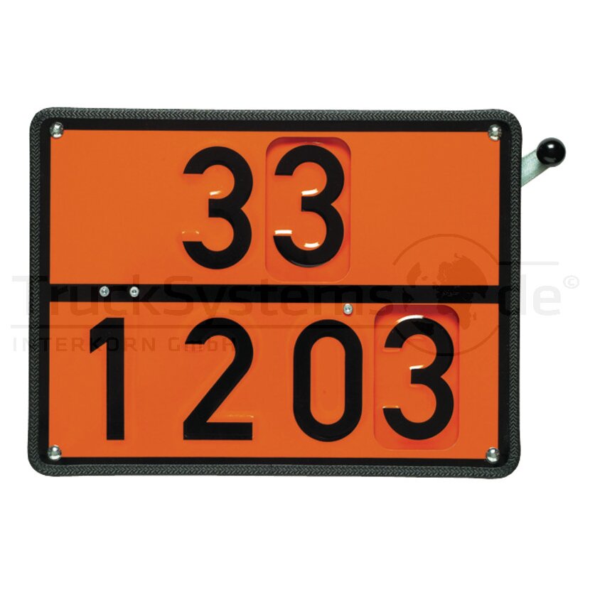 ADR-Tafel / Zweistofftafel-Drehtafel  - 1000270 - 4044407073218