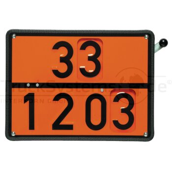 ADR-Tafel / Zweistofftafel-Drehtafel  - 1000270 -...