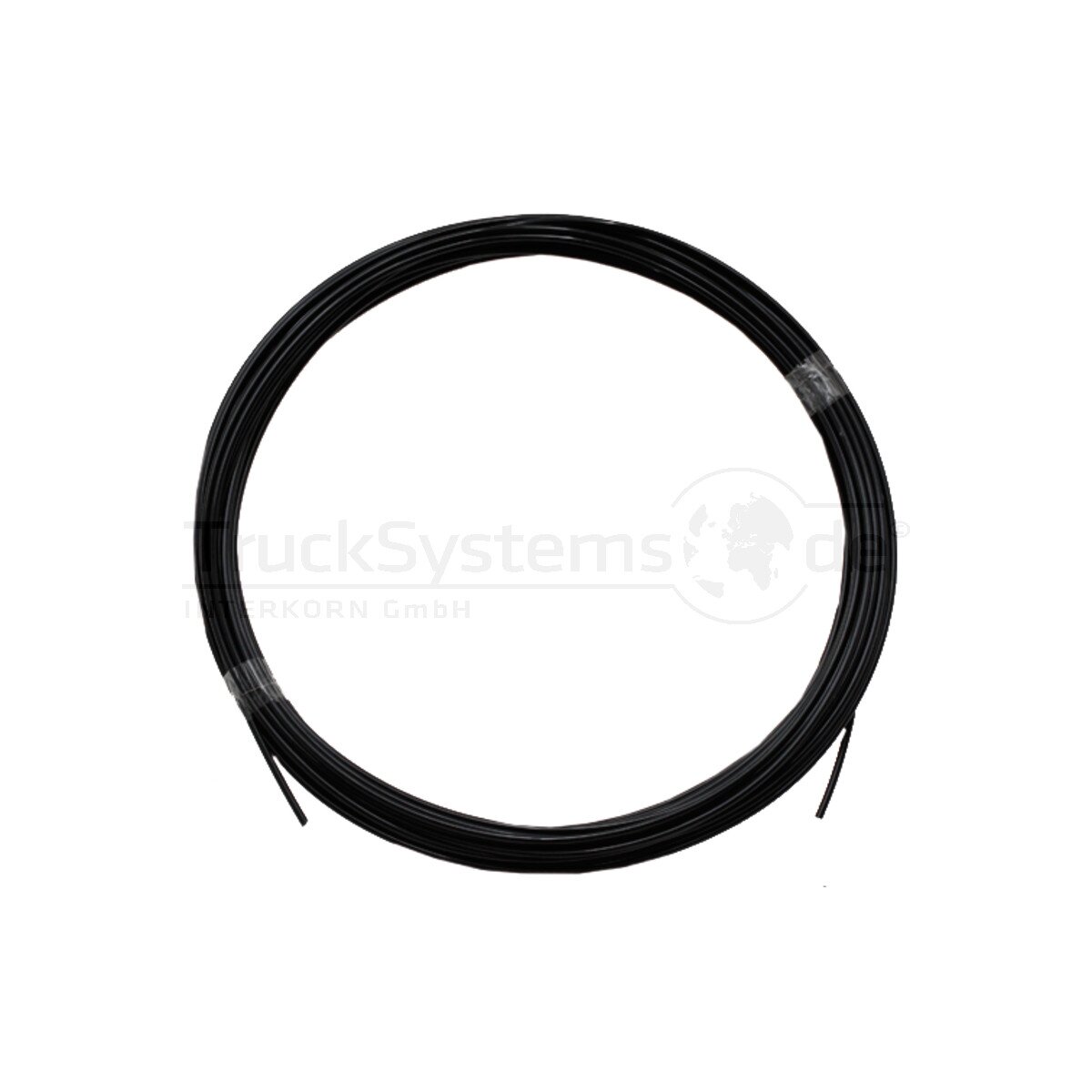 Kunststoffrohr Luftrohr 4x1 schwarz Rolle 25m - 4100 0025 SW - - 41000025SW