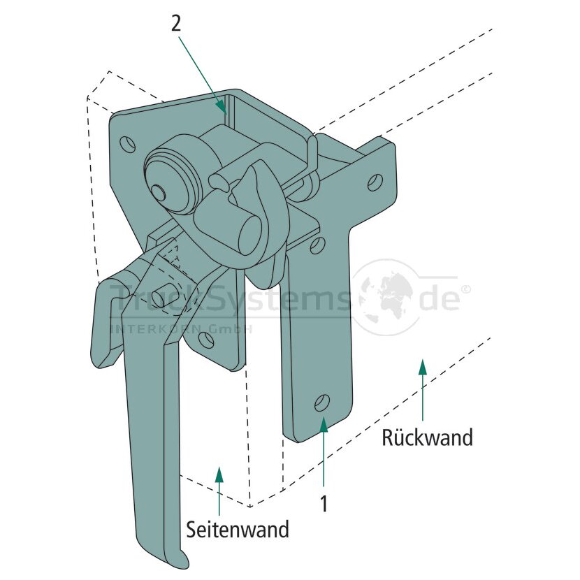 HILDEBRAND Seitenteil H114 links  - 011.000.101 - 011000101