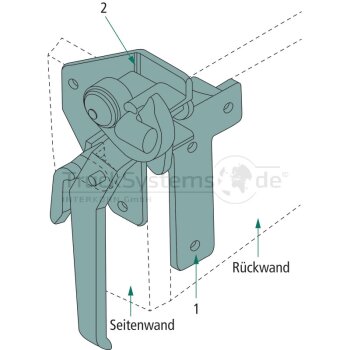 HILDEBRAND Seitenteil H114 links  - 011.000.101 - 011000101