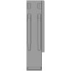 KINNEGRIP K20 Eckrunge hinten, rechts, Stahl KTL, 400mm, m.Verschluss, DV - 204001