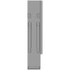 KINNEGRIP K20 Eckrunge hinten, rechts, Stahl KTL, 500 mm, m.Verschluss,DV - 205001