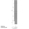 KINNEGRIP K20 Eckrunge hinten,rechts,microZINQ 5, 1000mm,m.Verschluss,DV - 210003