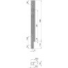 KINNEGRIP K20 Eckrunge vorne, links, microZINQ5, 600 mm, Schraubversion - 206303-B 206303B