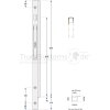 KINNEGRIP Stirnwandrunge K20 Links 800mm verzinkt 1...