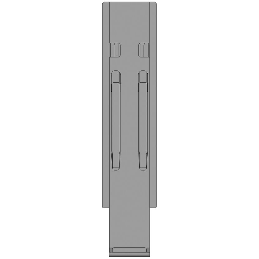 KINNEGRIP K20 Mittelrunge, Stahl, microZINQ?5, 600 mm, ohne Aufnahme - 206203