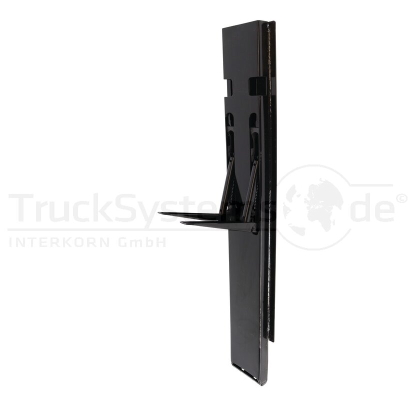 KINNEGRIP K20 Mittelrunge, Stahl, schwarz KTL, 800 mm, TIR, ohne Aufnahme - 208241