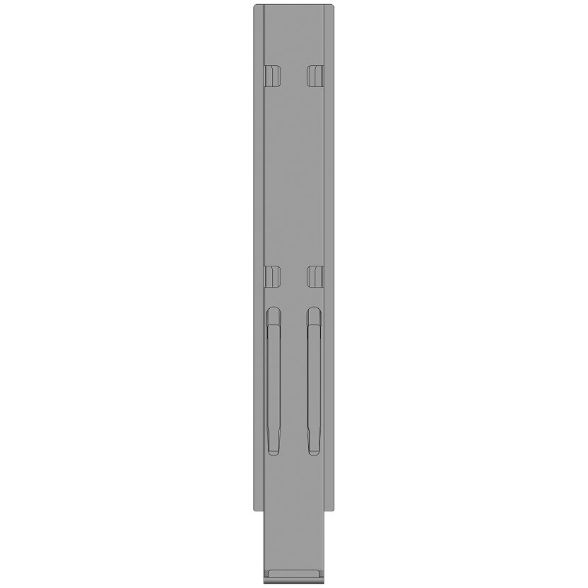 KINNEGRIP K20 Mittelrunge, Stahl, microZINQ?5, 1000 mm, ohne Aufnahme - 210203