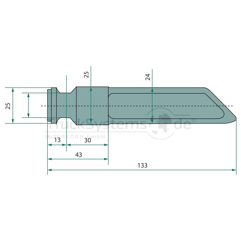 HILDEBRAND Pendelzapfen H 518 gerade  - 012.500.700 - 012500700