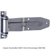 PASTORE & LOMBARDI Scharnierblatt,rostfrei,Länge 256 mm,Breite 66/65 mm,Höhe 30 mm - 070115766