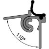 PASTORE & LOMBARDI Stangenscharnier, Alu eloxiert, H 30 mm, L 4000 mm, 2-teilig - 081317202