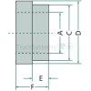 Federschuhbuchse ohne Nut  - 220244448 - 4044407000535