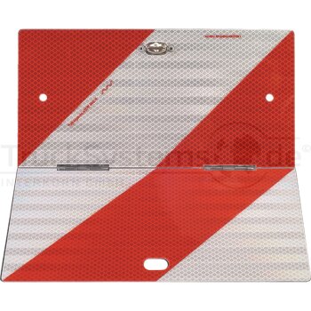 Parkwarntafel Stahl 285x285 Links klappbar - 1600140