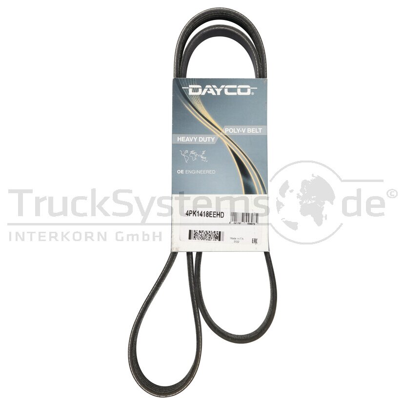 DAYCO Keilrippenriemen 4PK1418HD  - 8021787115314
