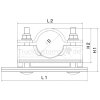 SAUERMANN Kotflügel Schelle IKK 48mm  - 1084 48 100 - 0745110620853 - 108448100